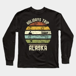 Holidays Trip To Alaska, Family Trip To Alaska, Road Trip to Alaska, Family Reunion in Alaska, Holidays in Alaska, Vacation in Alaska Long Sleeve T-Shirt